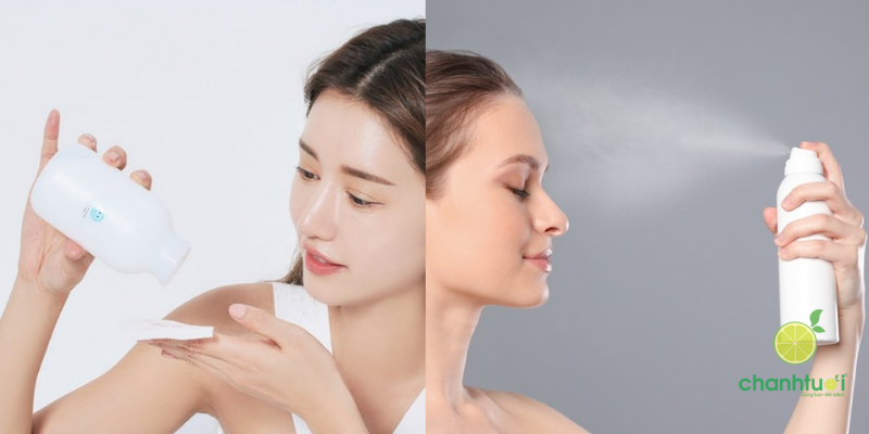 cách phân biệt toner và xịt khoáng 2