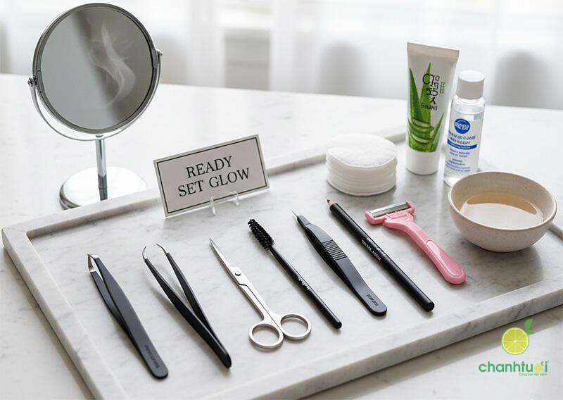 cách tỉa lông mày 4