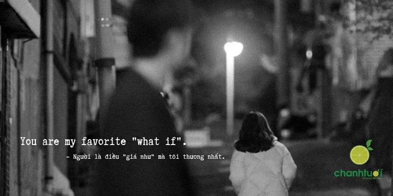 Loving you in silence. -Yêu người trong âm thầm.