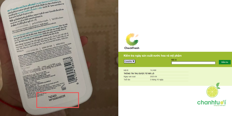 check hạn sử dụng cerave 1
