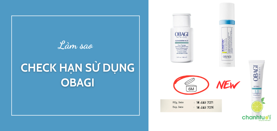 [MẪU MỚI] Làm sao để check hạn sử dụng Obagi nhanh chóng, chính xác?