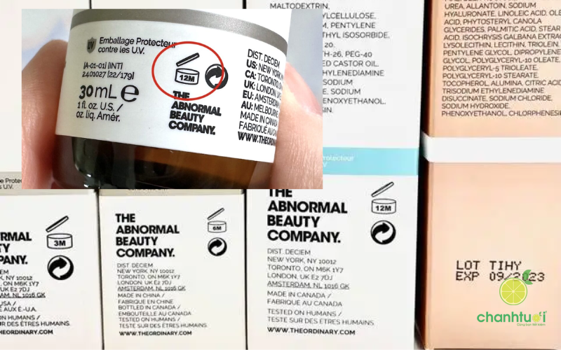 check hạn sử dụng the ordinary 3