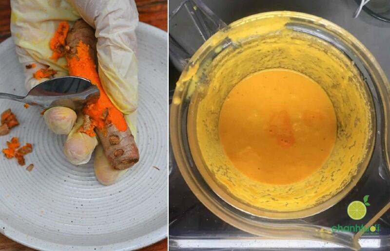 có nên bôi nghệ tươi trị mụn 2