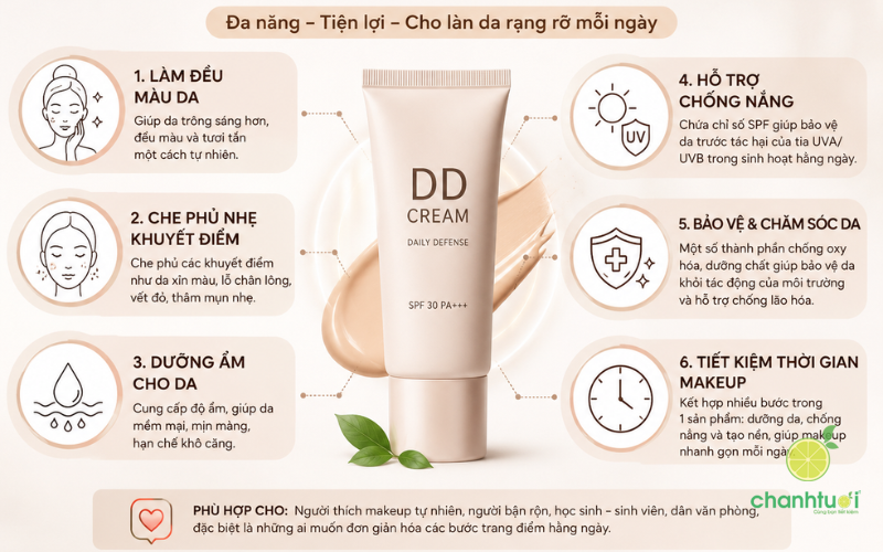 công dụng dd cream
