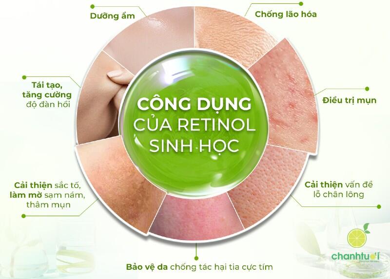 công dụng retinol sinh học