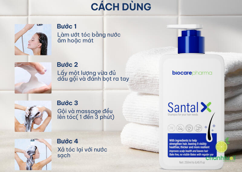 dầu gội santan x 7