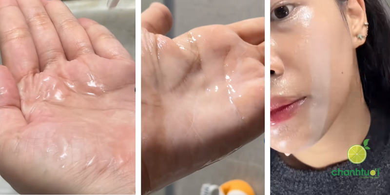 dầu tẩy trang clinicos kết cấu