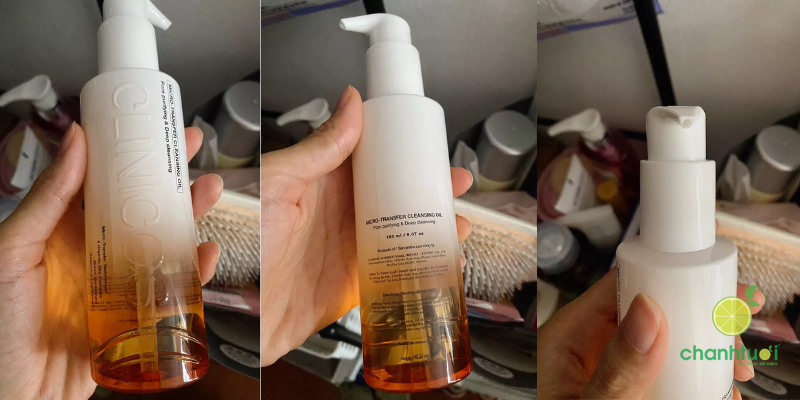 dầu tẩy trang clinicos thiết kế fullsize