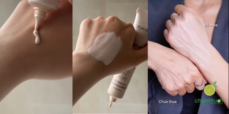 dd cream casmara kết cấu