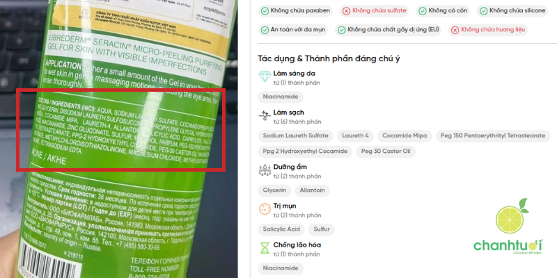 gel rửa mặt Librederm 2