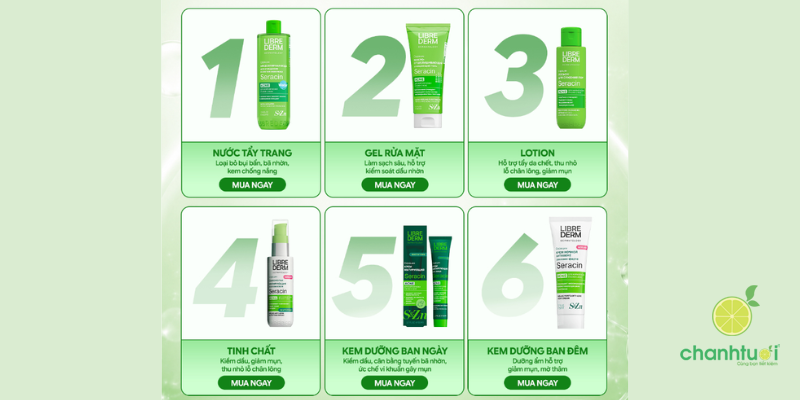 gel rửa mặt Librederm 4