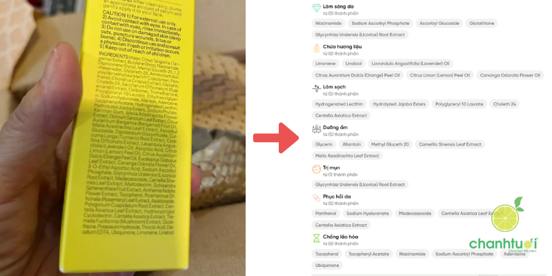 goodal green tangerine vita c dark spot serum 4