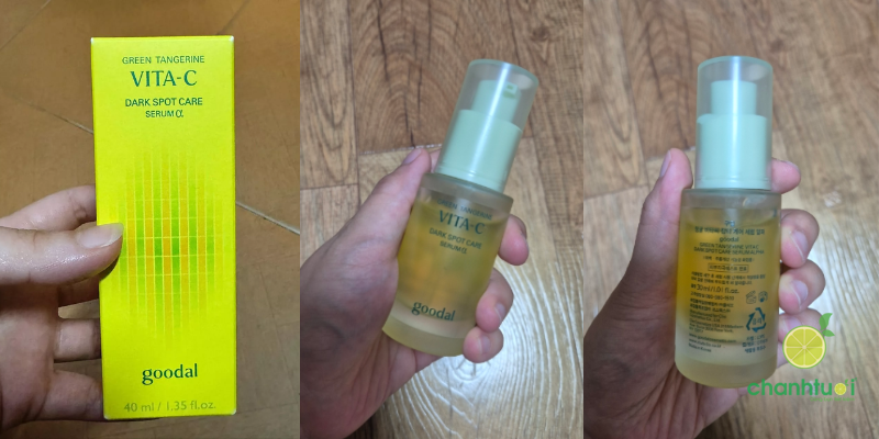 goodal green tangerine vita c dark spot serum 5