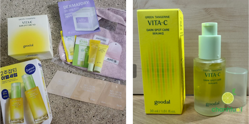 goodal green tangerine vita c dark spot serum 6