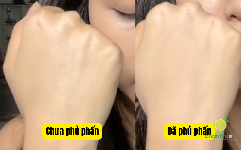 hiệu quả Phấn phủ bột HEXZE