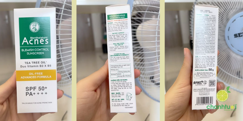 kem chống nắng acnes 1