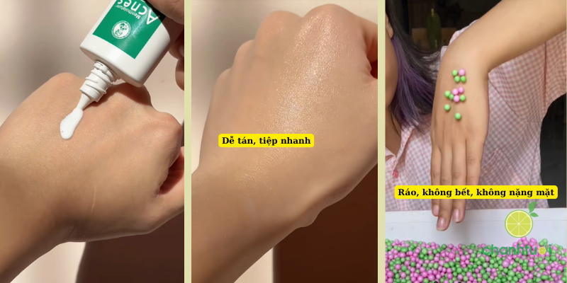 kem chống nắng acnes 4