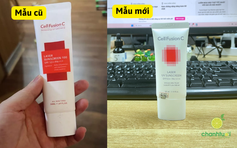 Kem chống nắng Cell Fusion C đỏ mẫu mới