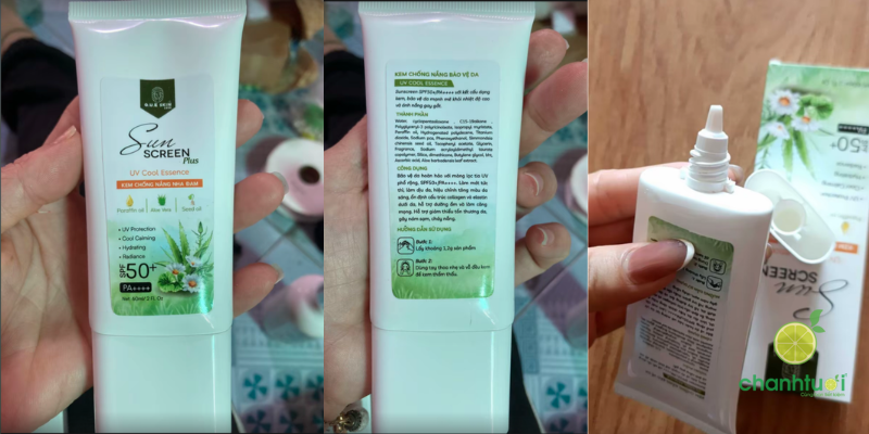 kem chống nắng quê skin 2