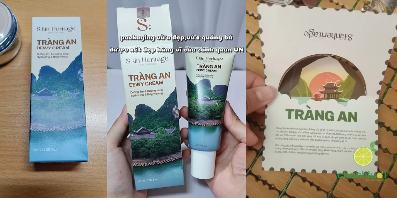 kem dưỡng ẩm Skin Heritage thiết kế