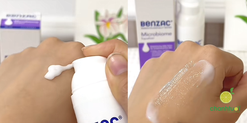 Kem dưỡng Benzac Microbiome Equaliser kết cấu