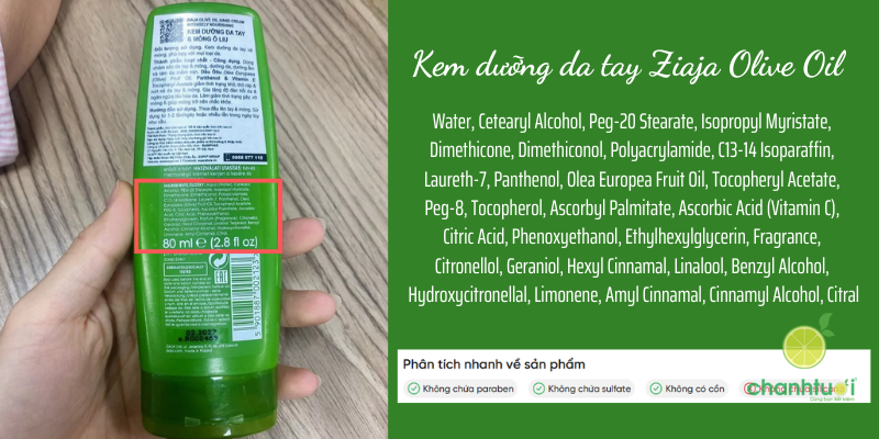 Kem Dưỡng Da Tay Ziaja Olive Oil 4