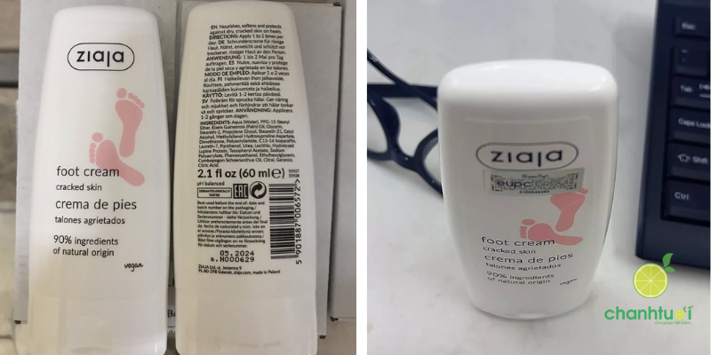 Kem Dưỡng Nứt Nẻ Gót Chân Ziaja Foot Cream 1