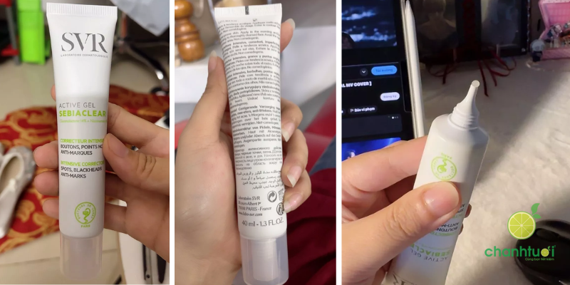 kem dưỡng SVR Sebiaclear Active thiết kế