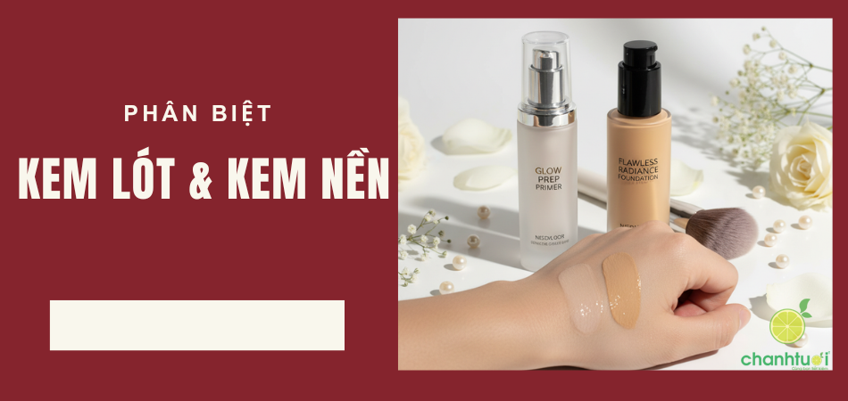 Hiểu đúng về kem nền và kem lót để lớp nền mịn đẹp!