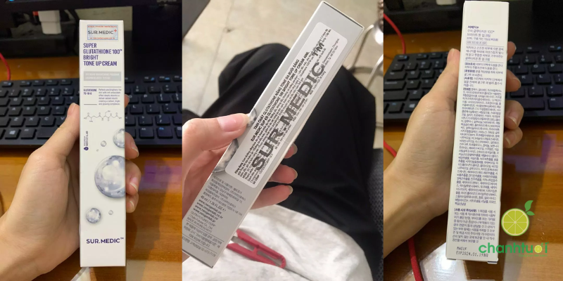 Kem Nâng Tông Sur.Medic+ Super Glutathione 100 Bright 1