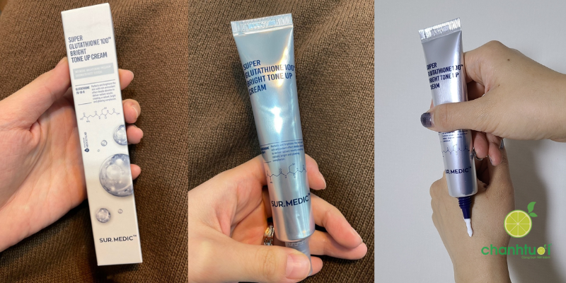 Kem Nâng Tông Sur.Medic+ Super Glutathione 100 Bright 6