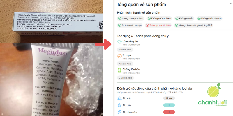 kem trị mụn megaduo 5