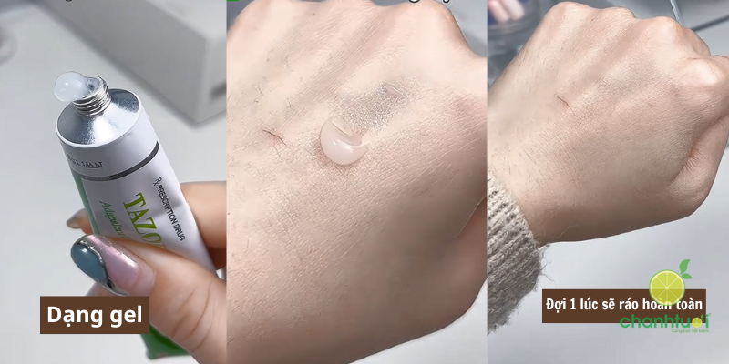 kem trị mụn tazoretin 3