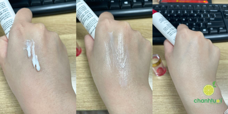 kết cấu kem mắt ahc đỏ