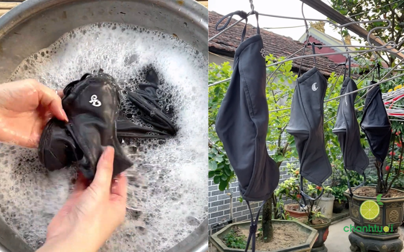 khẩu trang vải chống tia UV 9