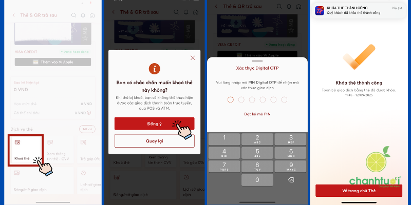 khóa thẻ MBBank qua app 2