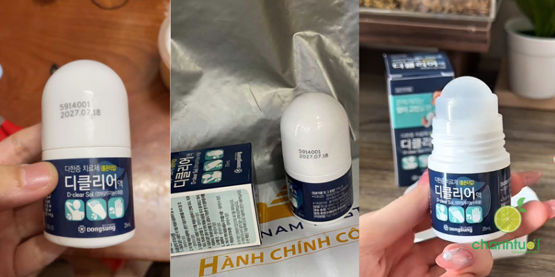 Lăn khử mùi D-Clear Sol Dongsung Bio Pharm 7
