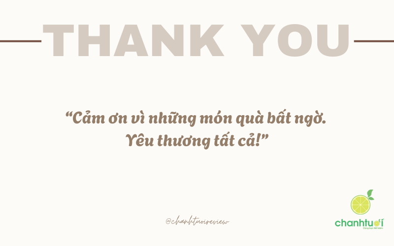lời cảm ơn hay khi nhận quà 5