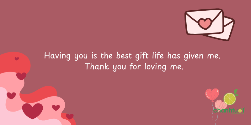 lời cảm ơn valentine 5