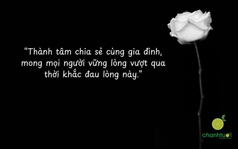 lời chia buồn đám tang 1