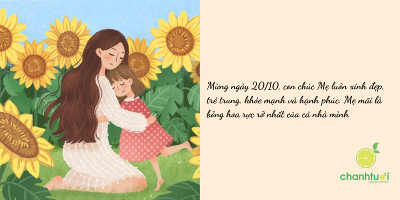 lời chúc 20 10 1