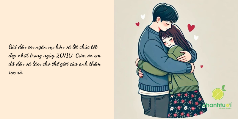 lời chúc 20 10 4