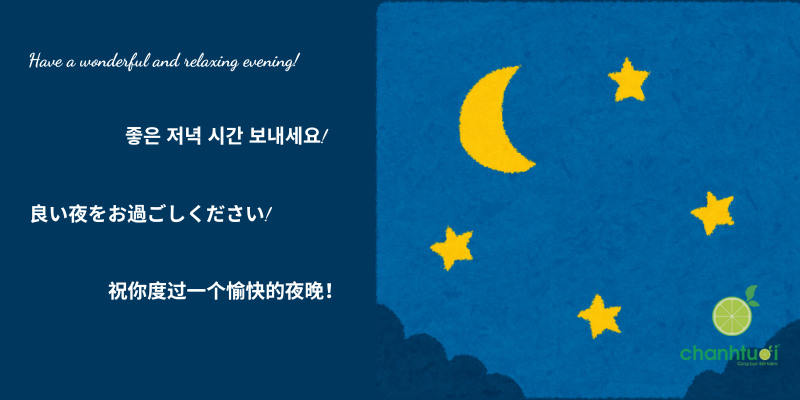 lời chúc buổi tối 5