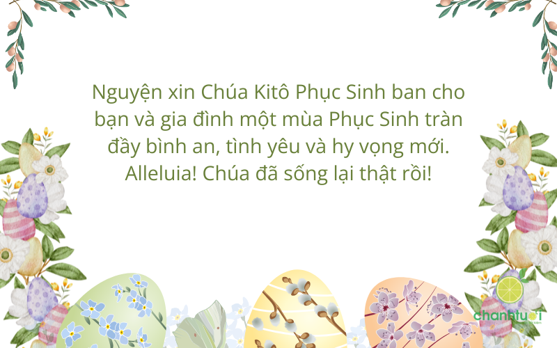 lời chúc lễ phục sinh 2