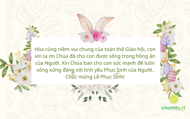 lời chúc lễ phục sinh 3