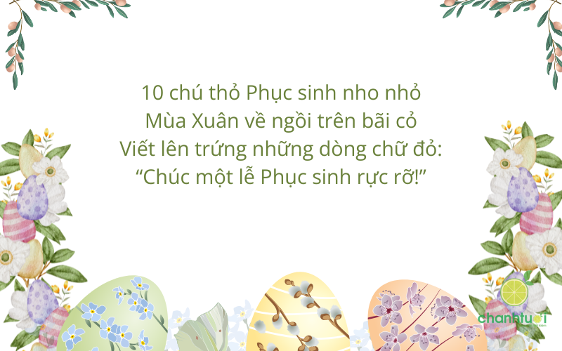 lời chúc lễ phục sinh 6