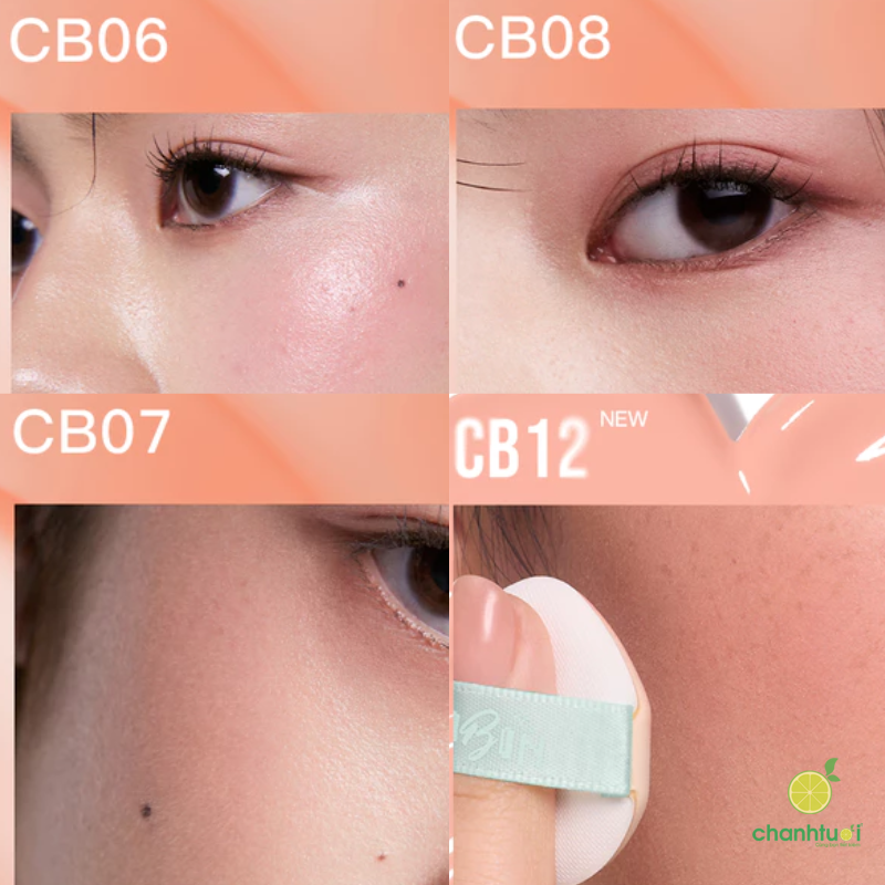 màu má hồng cushion into you