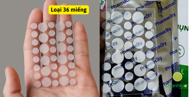 miếng dán mụn pharmacity 36 miếng