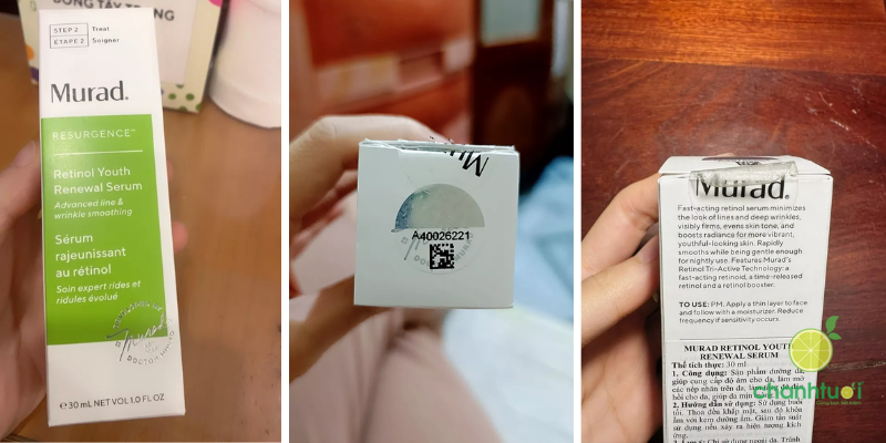 murad retinol youth renewal serum chính hãng