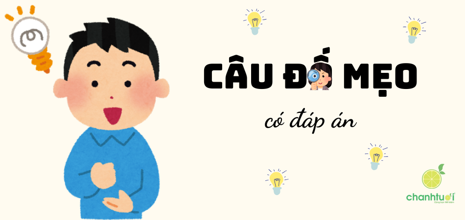 [MỚI] Những câu đố mẹo ngắn gọn, thử thách có kèm đáp án